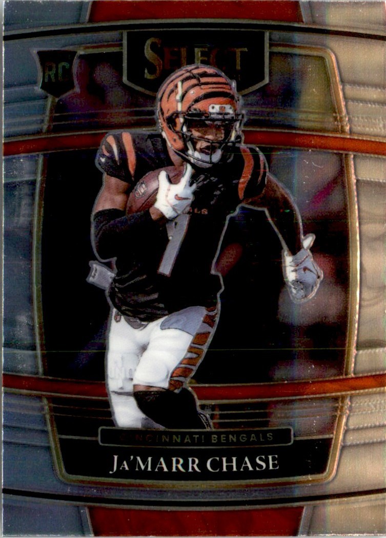Ja'Marr Chase 2021 Panini Select RC #47 Cincinnati Bengals