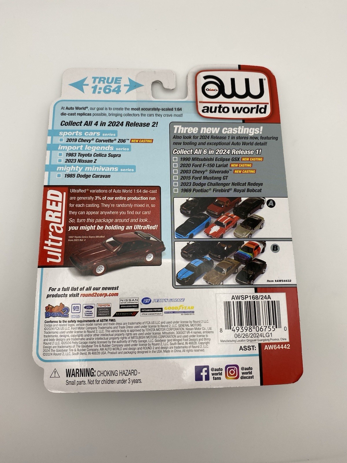 Auto World Import Legends 2023 Nissan Z Passion Red 1/64 Diecast Model Car