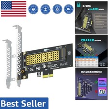 PC Mac Compatible M.2 NVMe Adapter for PCIe 4.0 X1 - Lightweight Versatile