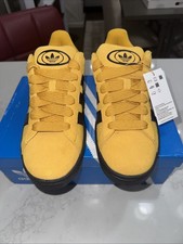 Men s 9 Adidas Originals Campus 00s Yellow Black Suede Sneakers Shoes JI3308 NEW