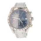 OMEGA Speedmaster Chronograph 39mm Blue Dial Stainless Steel Men's Wristwatch