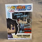Funko Pop! Naruto Shippuden Sasuke (Rinnegan) #1023 Autographed Yuri Lowenthal …