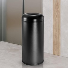 Commercial Trash Can 16.5 Gallon Open Top Outdoor Indoor Garbage Enclosure In...