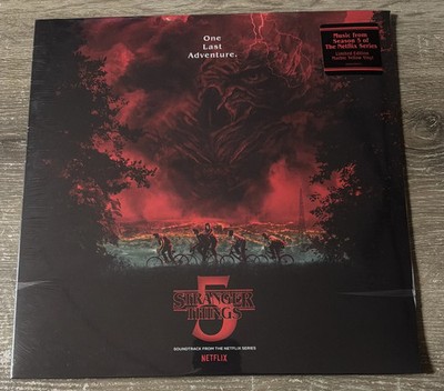 Stranger Things 5 Soundtrack Exclusive Yellow Marble LP Vinyl   In Hand