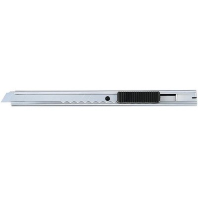 Tajima Stainless Steel Slide Lock Box Cutter with Three 3/8in Blades