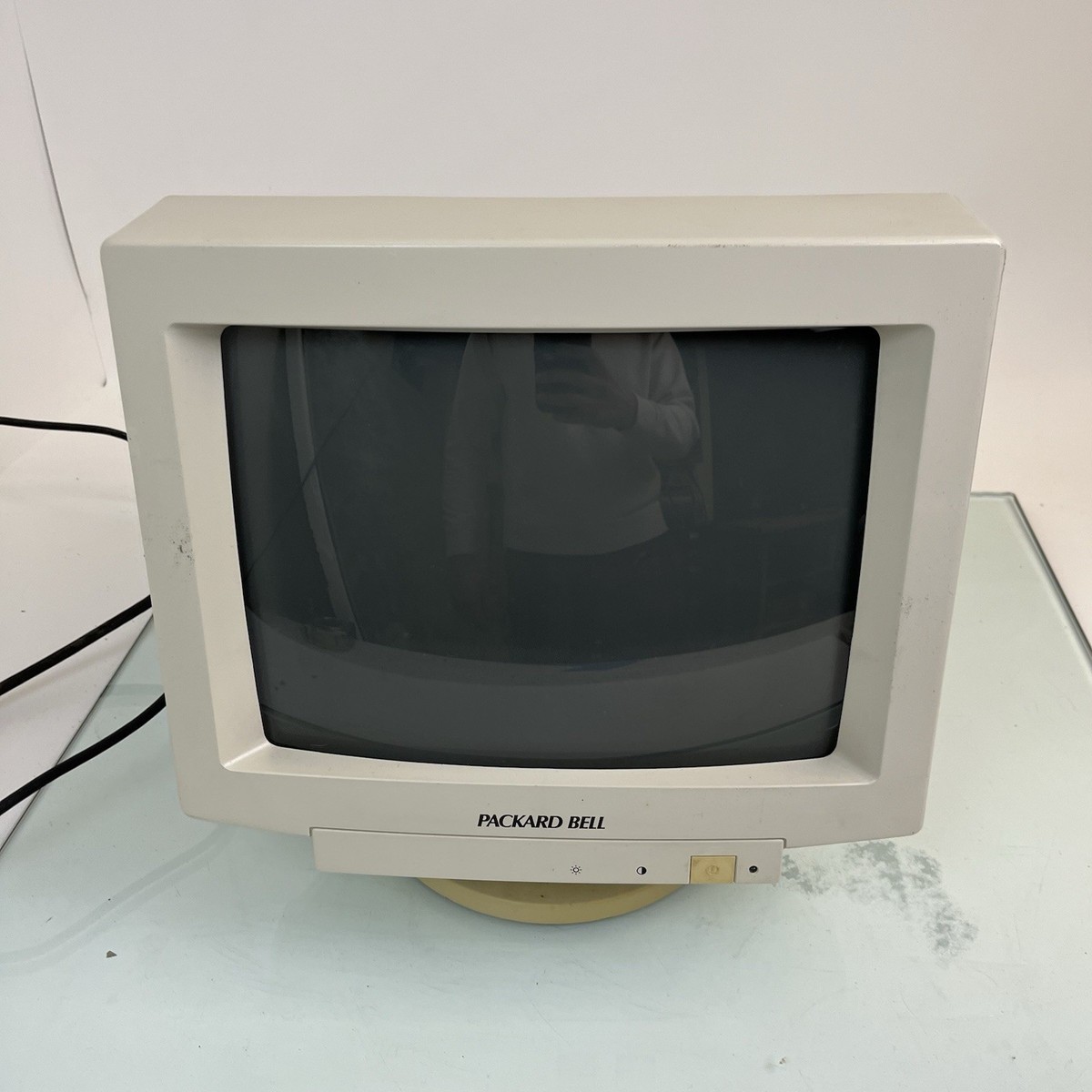 Vintage Packard Bell PB8539VG Color CRT Monitor Untested Turns On