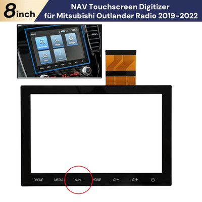 8'' Touchscreen Digitizer für MITSUBISHI Outlander 2019-2022 MK3 SAT NAV Radio DE