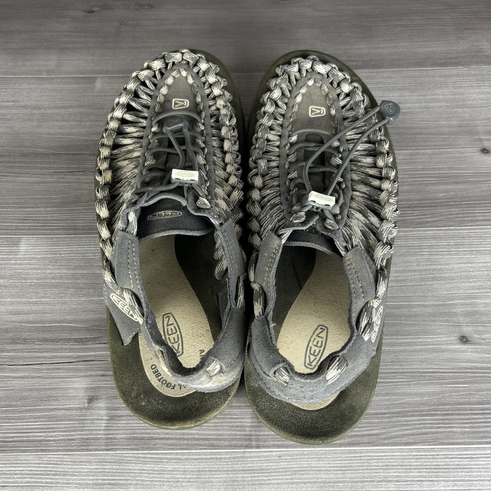 KEEN Sandali donna Uneek elasticizzati a due corde outdoor grigio 1017215 taglia 9 5