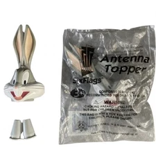 Vintage Bugs Bunny Antenna Topper 2001 Six Flags Looney Tunes BRAND NEW, Sealed
