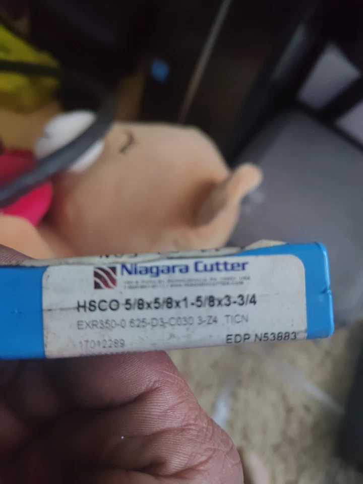 Cortador Niagara HSCO 5/8x5/8x1-5/8x3-3/4 fresa de extremo NiHC Foto 2 de 4