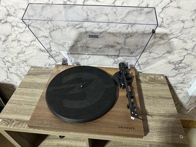 Crosley Stave Record Player - Walnut/Gold