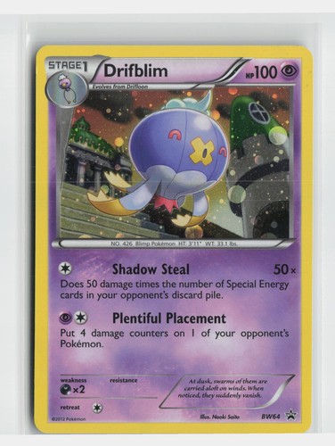 Drifblim BW64 Holo Promo Black And White Promo Pokemon Near Mint 047