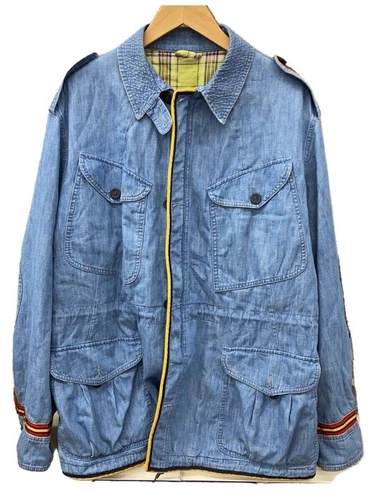 GUCCI altra giacca 46 rayon blu 101MT 760 usata