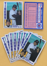 Darrell Evans, 1984 Topps intercambiado #36T, campeones de la Serie Mundial de los Tigres de Detroit