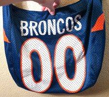 Profanity by Little Earth Denver Bronco's football jersey fabric purse
