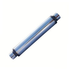 Exhaust Resonator, Straight Gasflow Design, Quiet and Deep Sound Muffler, 2.25