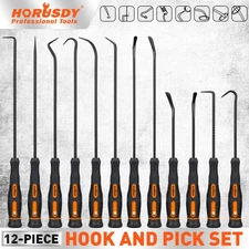 12PC Precision Hook & Pick Set Car Auto Oil Seal O-Ring Gasket Puller Extractors