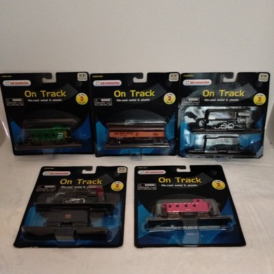 Lot Of 5 Kid Connection On Track Die Cast Metal & Plastic Train Sealed
