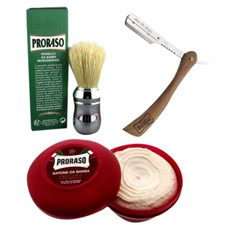 Proraso Shave Kit Set Shaving Soap Brush  Barber Razor italy Man Gift Holidays
