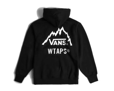VANS x WTAPS Japan Black White Hoody Hooded Sweatshirt Pullover NWT sz XL