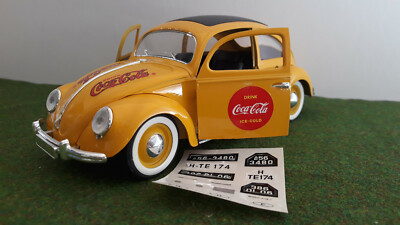VOLKSWAGEN COCCINELLE berline 1949 bleu clair 1/17 no 1/18 SOLIDO voiture miniat