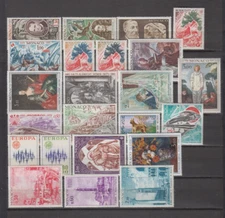 MONACO 1972 COMPLETE YEAR SET (49 STAMPS) MNH - SEE 2 PICTURES