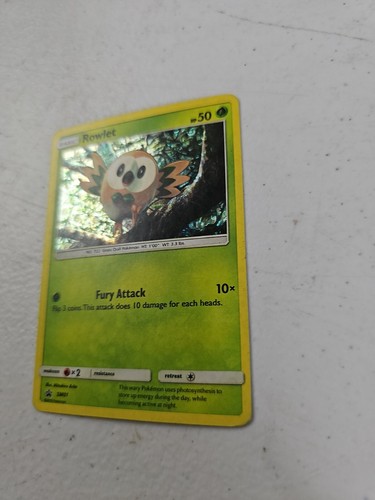 Rowlet SM01 General Mills Holo Promo NM Near Mint Pokémon - Picture 4 of 8