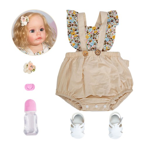 55cm Reborn Baby Doll Toddler Girls Bebe Princess Bath Toys Waterproof Xmas Gift - Picture 5 of 5