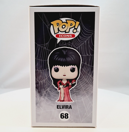 Funko Pop! Icons 68 Elvira Señora de la Oscura Vestido Rojo Diamante Brillo 40 - Imagen 4 de 6