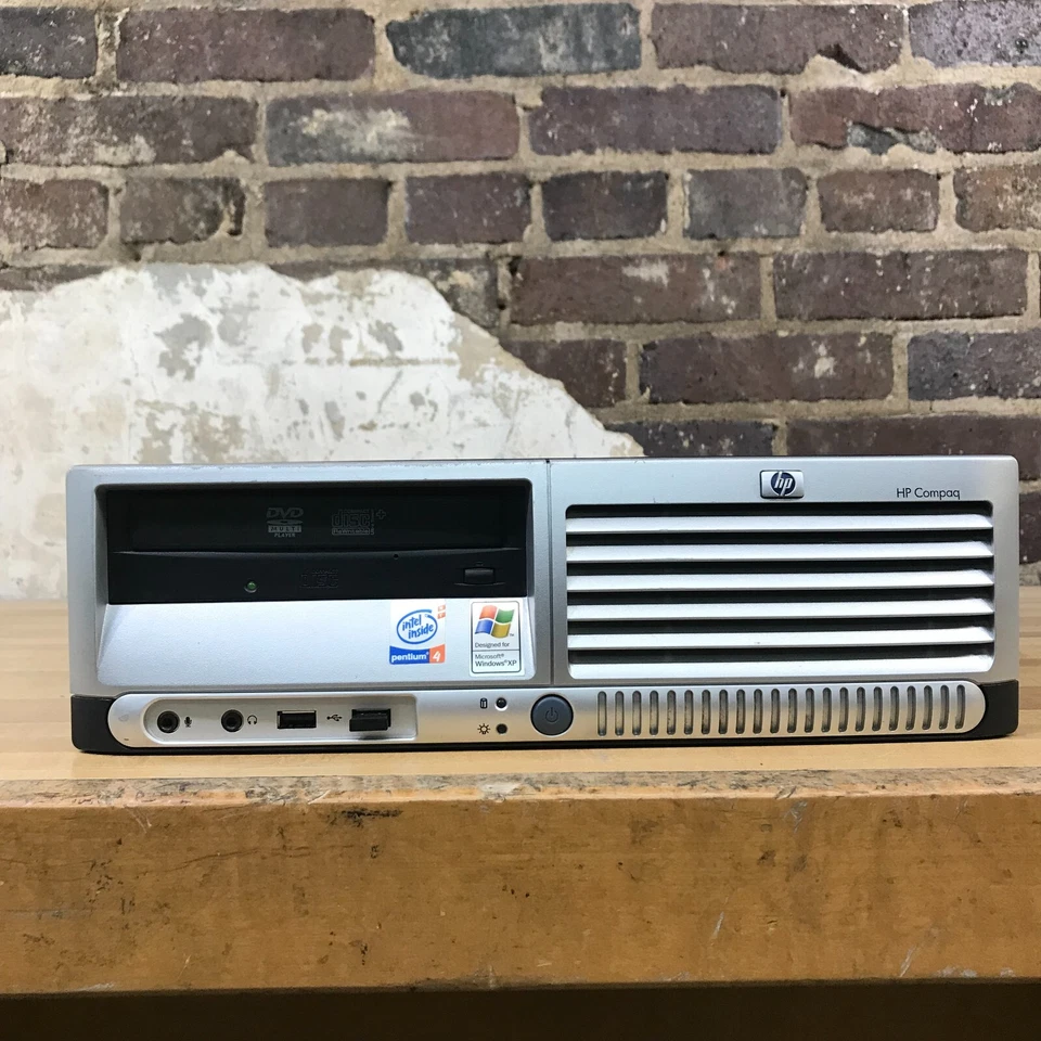 HP Compaq SFF Desktop PC Retro Gaming Pentium 4 3.20GHz 1GB RAM (Windows XP Pro) - Image 2 of 4