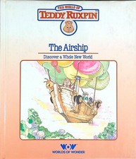 Vintage 1985 Teddy Ruxpin Hardback THE AIRSHIP Worlds of Wonder BOOK ONLY 117b