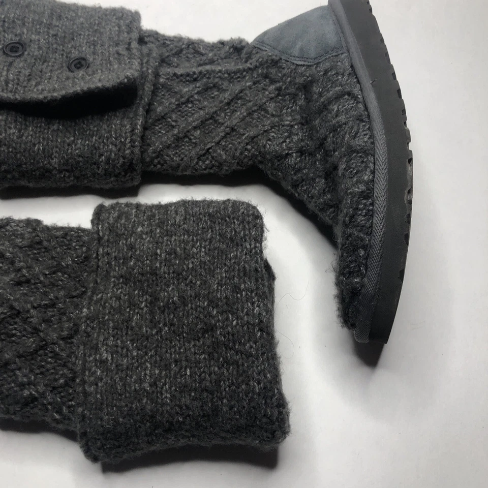 Botas largas de piel de oveja UGG F16014G para mujer talla 7 Foto 4 de 4