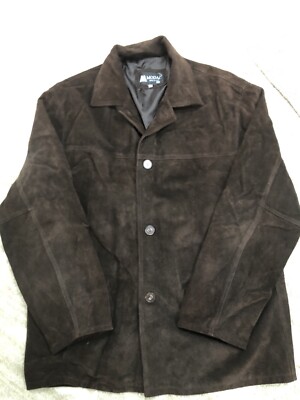 【U LAN】Rio High Neck Button Suede Jacket Suede-Collared-Jacket-Orange.