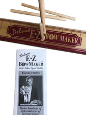 Deluxe EZ Bowmaker Bow Making Tool Wood Spool Spindle Craft Bow Maker