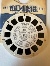SAWYER'S VIEW-MASTER 48 GLACIER NAT'L PARK GOING TO THE SUN HWY WITH SLEEVE