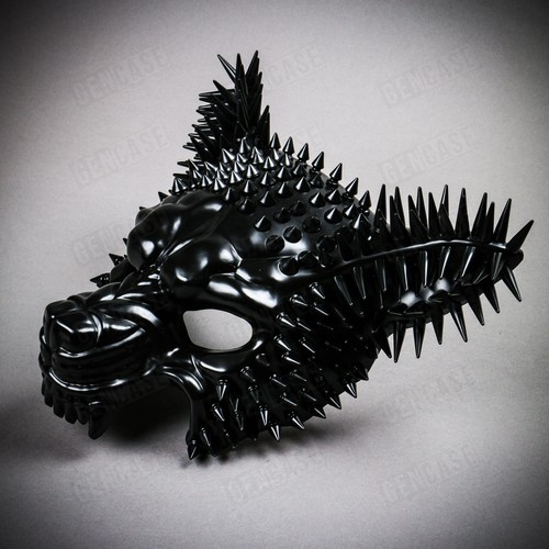 Steampunk Spike Halloween Men & Women Cosplay Costume Masquerade Wild Party Mask - Picture 42 of 61