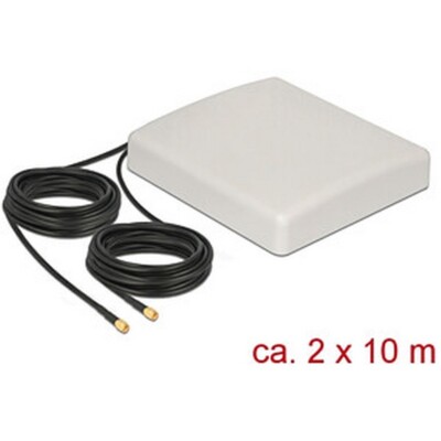* ALLNET LTE MIMO Antenne 2xSMA Stecker 8dBi direktional + Anschlusskabel RG58