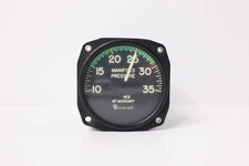 Garwin 22-262-07 Manifold Pressure Indicator Beechcraft 35-380040