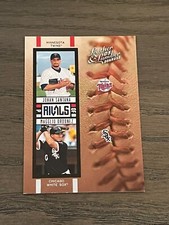 2005 Leather & Lumber Rivals Johan Santana Magglio Ordonez #R16 /2000