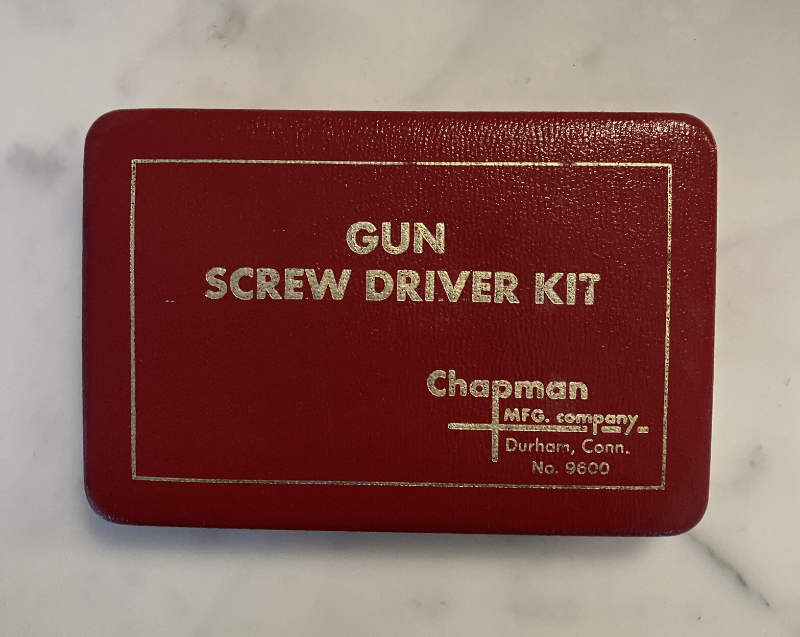 VINTAGE CHAPMAN MFG CO. GUN SCREWDRIVER KIT SET No. 9600 eBay