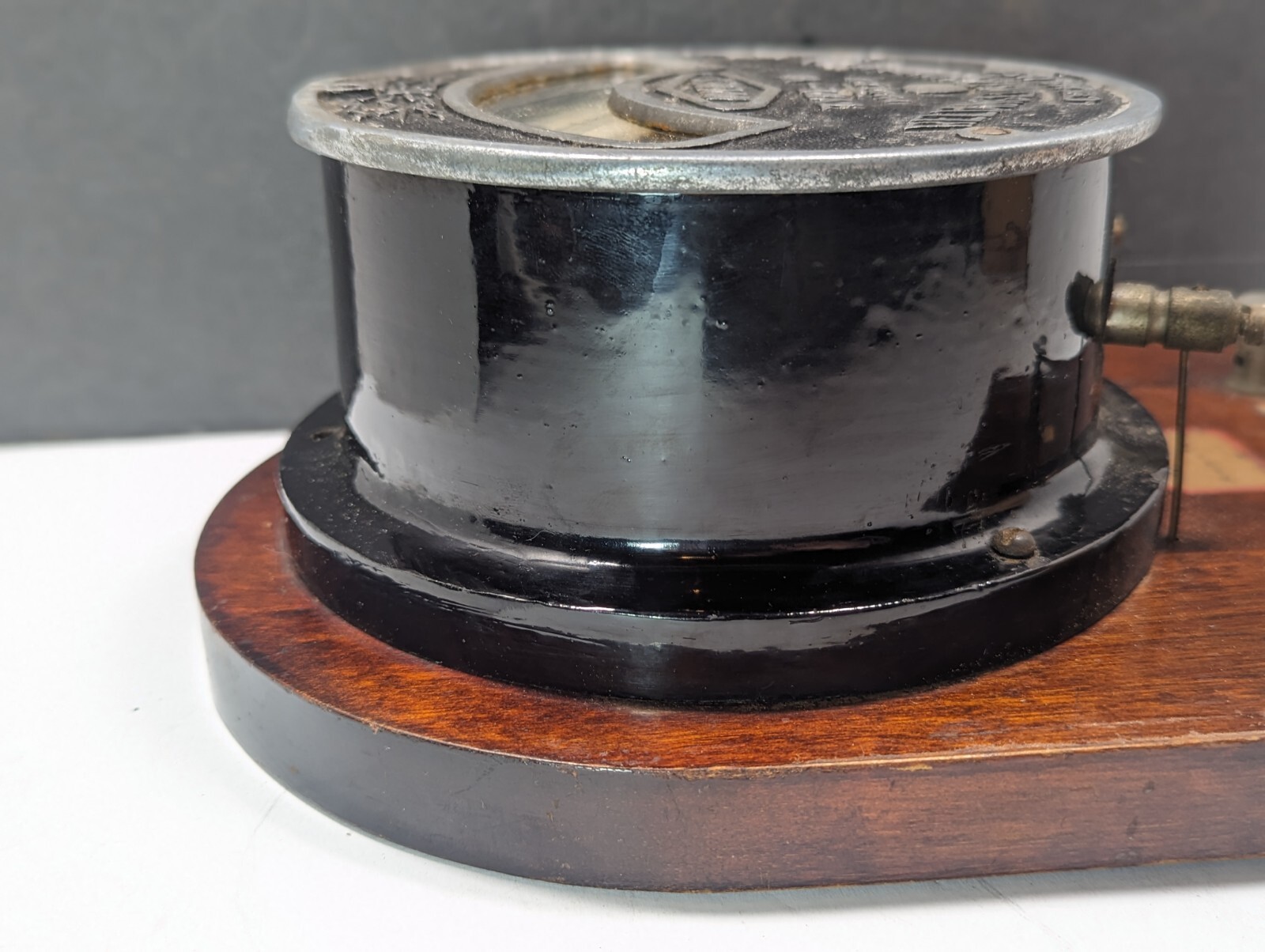 Antique Steampunk Industrial Reliance Instrument Type W Amperes Meter Chicago US