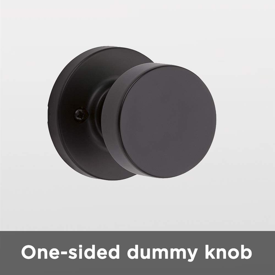 Pismo Dummy Door Knob, Single Sided Handle for Closets, French Double