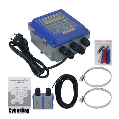 TUF-2000B Wall-mounted Ultrasonic Liquid Flow Meter +Clamp-type TS-2 Transducer