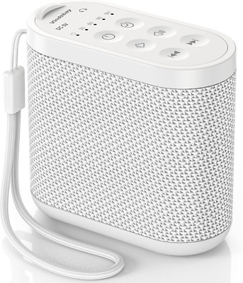 Loud Portable Travel Sound Machine for Adults, Baby: Rechargeable Battery, Headp
