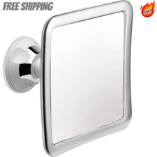 Anti Fog Bathroom Shower Mirror Large Shaving Fogless Suction Cup Hook Mount