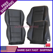 For 2003-2007 Honda Accord Driver Passenger Bottom Top Back Seat Cover Black US