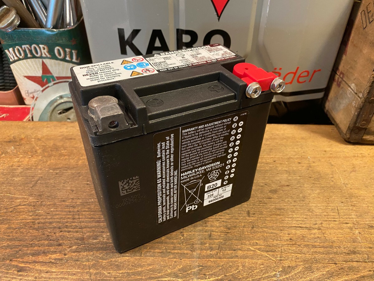 ハーレーダビッドソン　純正バッテリー 65958-04B (66000208) Harley Davidson ハーレー純正 バッテリー 66000208B ／互換