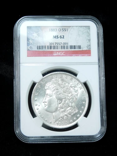 1883-O $1 Morgan Silver Dollar - NGC MS62