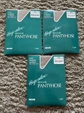 LOT Sears Hug-alon AVERAGE Sandalfoot The Only Toe Nylon Pantyhose LIGHT TAUPE