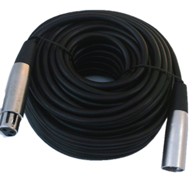 50ft XLR 3-Pin Female to 1//4/" Stereo TRS Shielded Microphone Mic Cable 2 Pack